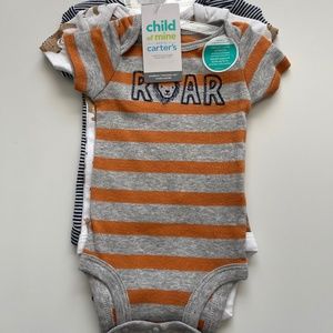 Carter's Child of Mine Baby Boys "ROAR" Bodysuit Newborn